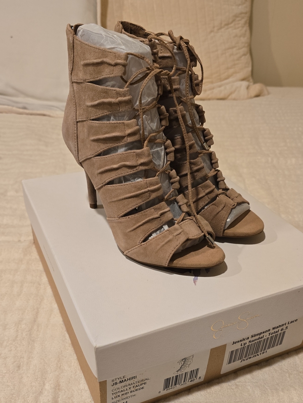 Jessica Simpson Mahiri Lace Up Sandal 6.5